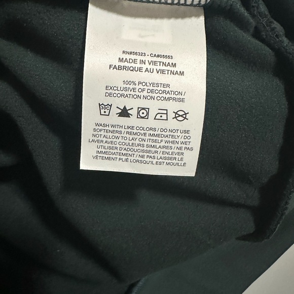 Nike Therma Fit Fitness Fleece Mens Hoodie Green Swoosh, Size M - Picture 8 of 9